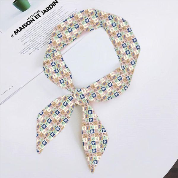 scarves geometric lattice pattern handle bag ribbons variety hair tie headscarf multifunction silk scarf small, Blue;gray
scarves geometric lattice pattern handle bag ribbons variety hair tie headscarf multifunction silk scarf small, Blue;gray