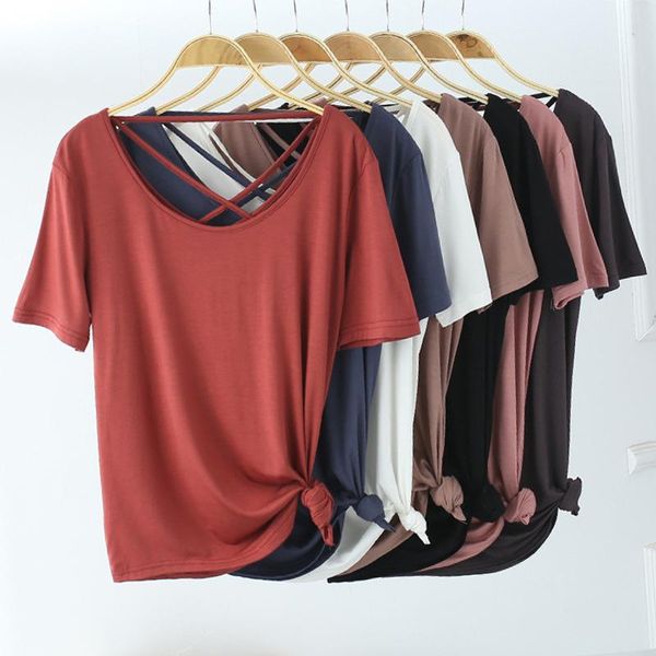 modal cotton short sleeve solid women's tshirt o-neck backless loose basic soft close skin ladies t-shirt summer simple casual, White
modal cotton short sleeve solid women's tshirt o-neck backless loose basic soft close skin ladies t-shirt summer simple casual, White
