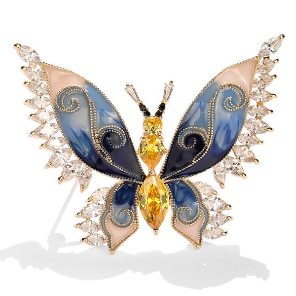 madalena sarara cubic zircon butterfly full stone inlaid women suit jewelry brooch, Gray
madalena sarara cubic zircon butterfly full stone inlaid women suit jewelry brooch, Gray