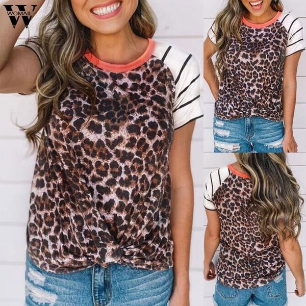 women's t-shirt tshirt women harajuku leopard print t shirt short sleeve o-neck casual stripe camiseta mujer 6.29, White
women's t-shirt tshirt women harajuku leopard print t shirt short sleeve o-neck casual stripe camiseta mujer 6.29, White