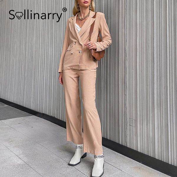 women's two piece pants sollinary casual office lady blazer set solid color women outfits fashion oversized high waist wide trouser, White
women's two piece pants sollinary casual office lady blazer set solid color women outfits fashion oversized high waist wide trouser, White