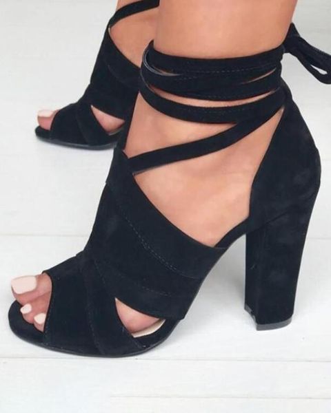 sandals sandalias mujer 2021 women gladiator high heels strap pumps buckle shoes fashion summer ladies size 34-43, Black
sandals sandalias mujer 2021 women gladiator high heels strap pumps buckle shoes fashion summer ladies size 34-43, Black