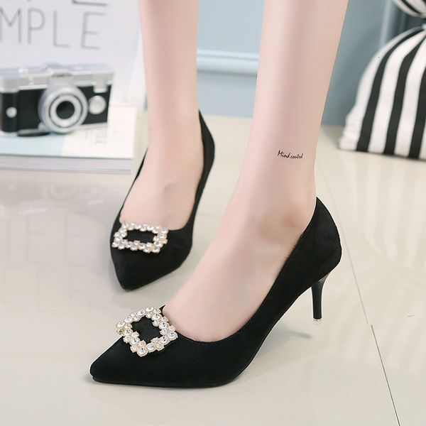 sandals 2021 summer high heels fashion pointed shallow mouth women's single shoes square buckle large size dress wedding oaza, Black
sandals 2021 summer high heels fashion pointed shallow mouth women's single shoes square buckle large size dress wedding oaza, Black