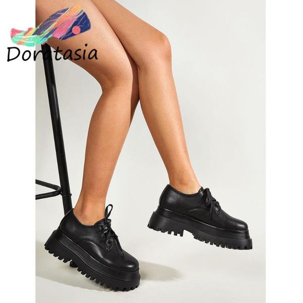 dress shoes doratasia 2021 brand women solid lace up round toe wedges thick bottom platform pumps comfy casual cool gothic, Black
dress shoes doratasia 2021 brand women solid lace up round toe wedges thick bottom platform pumps comfy casual cool gothic, Black
