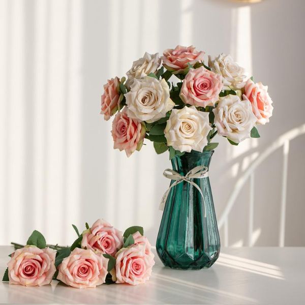 decorative flowers & wreaths nordic ins simulation rose single silk flower fake wedding decoration bouquet valentine's day gift
decorative flowers & wreaths nordic ins simulation rose single silk flower fake wedding decoration bouquet valentine's day gift