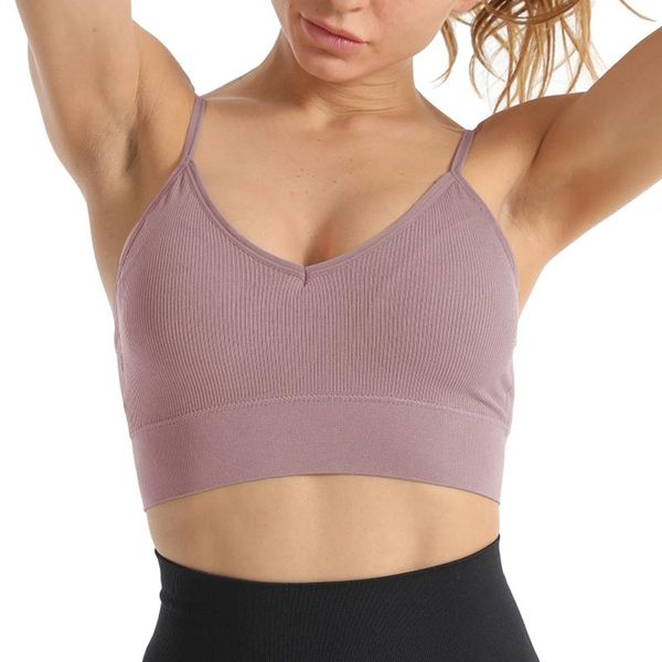 gym clothing lady girls mini camisole bra wireless padded tank seamless sports with straps for women underwear, White;black
gym clothing lady girls mini camisole bra wireless padded tank seamless sports with straps for women underwear, White;black