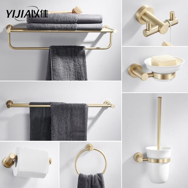 bath accessory set brass brushed wall mounted hand towel bar toilet paper holder robe hooks bathroom accessories kit golden
bath accessory set brass brushed wall mounted hand towel bar toilet paper holder robe hooks bathroom accessories kit golden