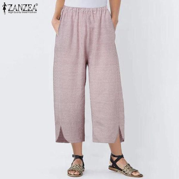 women's pants & capris zanzea women long casual elastic waist vintage striped harem trousers plus size pantalon split turnip, Black;white
women's pants & capris zanzea women long casual elastic waist vintage striped harem trousers plus size pantalon split turnip, Black;white