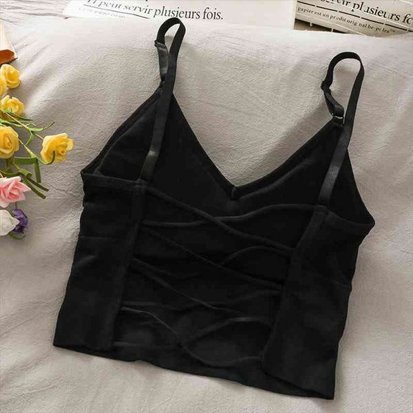 camisole fashion solid color backless womens cami summer v-neck vest with chest pad, White
camisole fashion solid color backless womens cami summer v-neck vest with chest pad, White