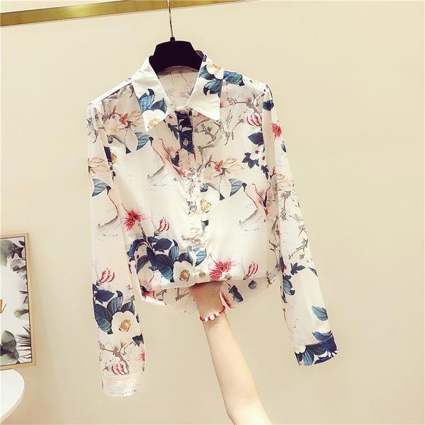 women's blouses & shirts chic color matching chiffon fashion asian style chemise femme office work vestidos business casual, White
women's blouses & shirts chic color matching chiffon fashion asian style chemise femme office work vestidos business casual, White