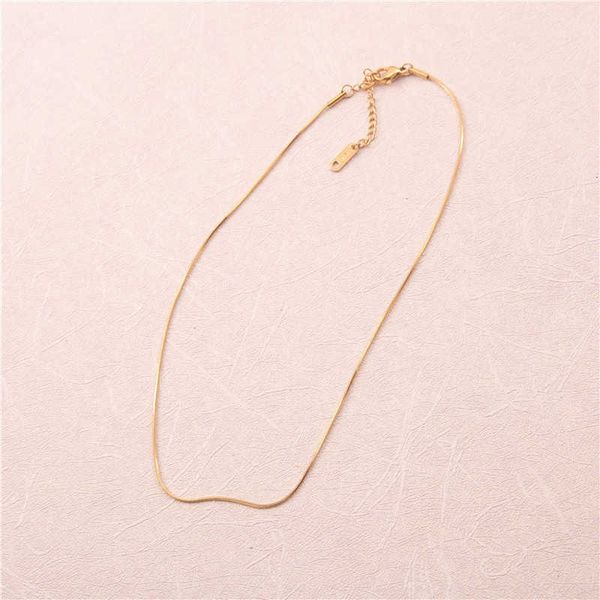 korean simple snake bone necklace women's choker short titanium steel short chain plated with 18k colored gold necklace, Silver
korean simple snake bone necklace women's choker short titanium steel short chain plated with 18k colored gold necklace, Silver