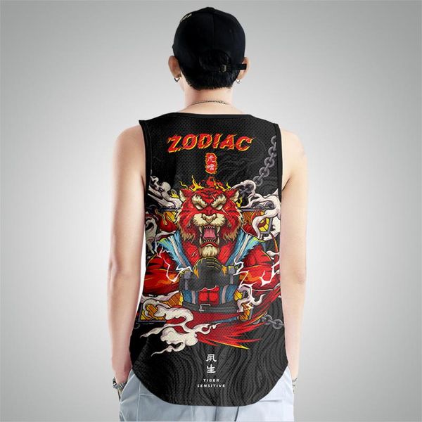 men' tank 2021 men gym black tiger print quick dry sleeveless sports shirt summer fitness clothing vest, White;black
men' tank 2021 men gym black tiger print quick dry sleeveless sports shirt summer fitness clothing vest, White;black