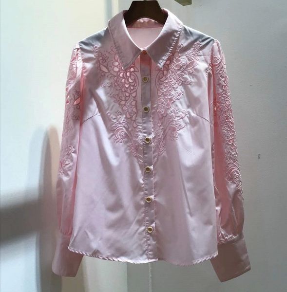 pants autumn designer blouse shirts cotton women turn-down collar hollow out embroidery long sleeve white pink shirt
pants autumn designer blouse shirts cotton women turn-down collar hollow out embroidery long sleeve white pink shirt