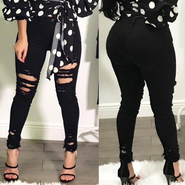 women's jeans women high waisted skinny elastic denim pants slim holes broken pocket pencil fashion trousers #g3, Blue
women's jeans women high waisted skinny elastic denim pants slim holes broken pocket pencil fashion trousers #g3, Blue