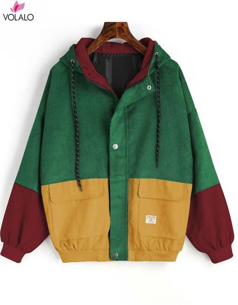 women's jackets corduroy button jacket korean design hooded coat autumn female plus size harajuku clothes coats befree, Black;brown
women's jackets corduroy button jacket korean design hooded coat autumn female plus size harajuku clothes coats befree, Black;brown