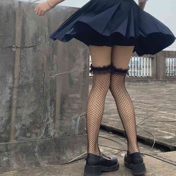 stockings black lace long silk mood thin fishing summer knee socks white fun black, Black;white
stockings black lace long silk mood thin fishing summer knee socks white fun black, Black;white