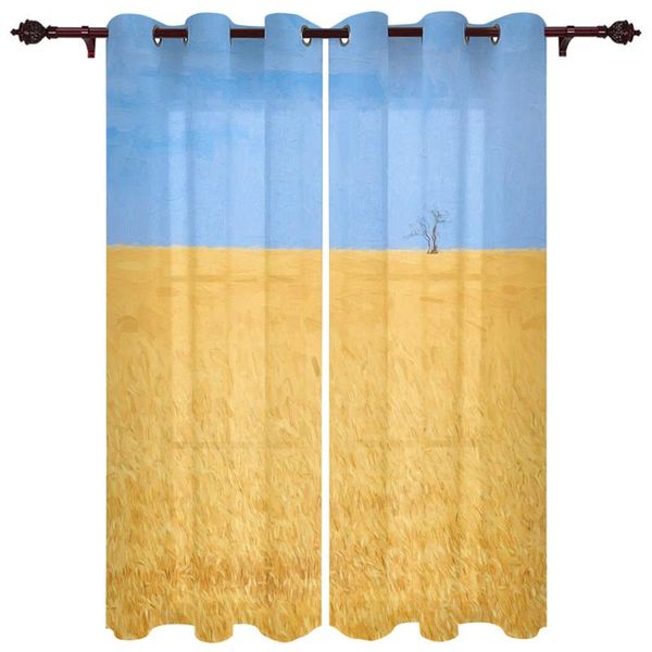 polyester translucent curtains golden wheat field blue sky pattern luxury for living room kitchen bedroom windows curtain & drapes
polyester translucent curtains golden wheat field blue sky pattern luxury for living room kitchen bedroom windows curtain & drapes