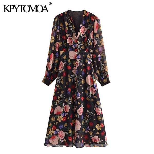 women chic fashion floral print chiffon midi dress vintage long sleeve with lining female dresses vestidos mujer 210416, Black;gray
women chic fashion floral print chiffon midi dress vintage long sleeve with lining female dresses vestidos mujer 210416, Black;gray