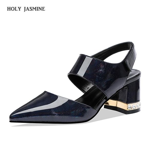 fashion autumn square heels pumps dark /pink patent leather elegant office lady pointed toe party shoes women sandals, Black
fashion autumn square heels pumps dark /pink patent leather elegant office lady pointed toe party shoes women sandals, Black