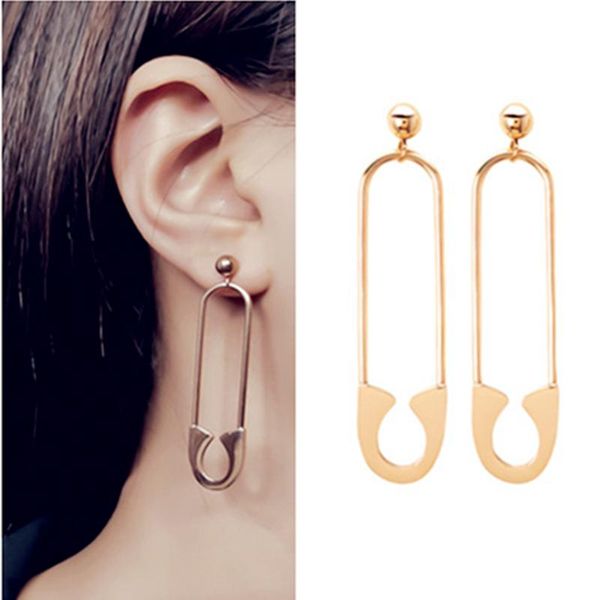 stud korean temperament simple asymmetrical whirling needle women's earrings super fairy high end sense of all match, Golden;silver
stud korean temperament simple asymmetrical whirling needle women's earrings super fairy high end sense of all match, Golden;silver