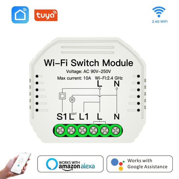 smart home control basic wireless wifi switch remote automation module diy timer universal 10a 220v ac 90-250v drop
smart home control basic wireless wifi switch remote automation module diy timer universal 10a 220v ac 90-250v drop
