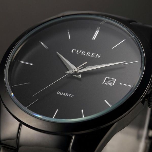 wristwatches quartz watch men's fashion dress tag black full steel business colck male simple casual wristwatch gift, Slivery;brown
wristwatches quartz watch men's fashion dress tag black full steel business colck male simple casual wristwatch gift, Slivery;brown