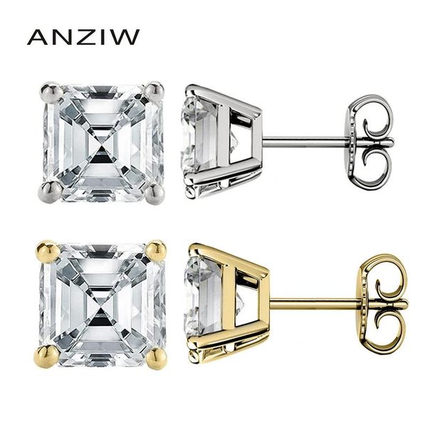 stud anziw real d color 1.3ct moissanite earrings 925 silver 6mm asscher cut four claw simple earring for women jewelry gift, Golden;silver
stud anziw real d color 1.3ct moissanite earrings 925 silver 6mm asscher cut four claw simple earring for women jewelry gift, Golden;silver
