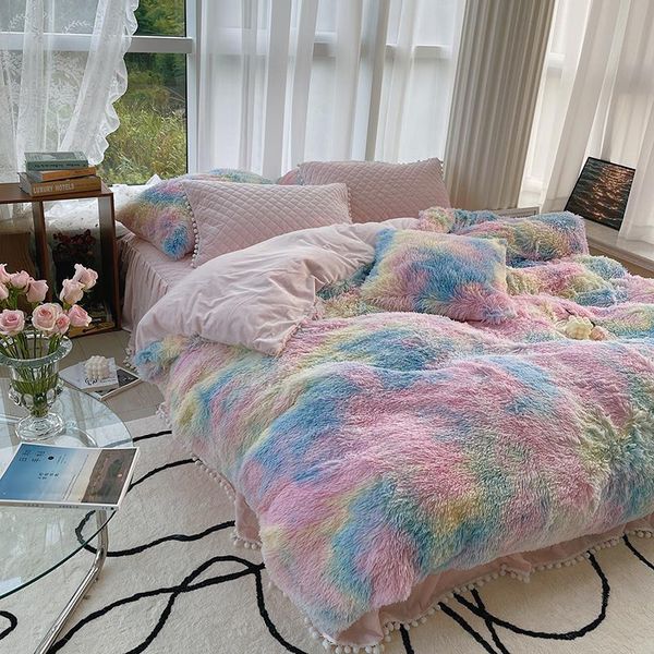 bedding sets shaggy soft coral fleece warm cozy princess quilted bedskirt set mink velvet quilt/duvet cover blanket bedspread
bedding sets shaggy soft coral fleece warm cozy princess quilted bedskirt set mink velvet quilt/duvet cover blanket bedspread