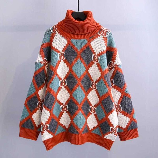 women's sweaters thick turtlenecks loosen outer garments fall and winter lazy style western contrast mesh ev3v, White;black
women's sweaters thick turtlenecks loosen outer garments fall and winter lazy style western contrast mesh ev3v, White;black