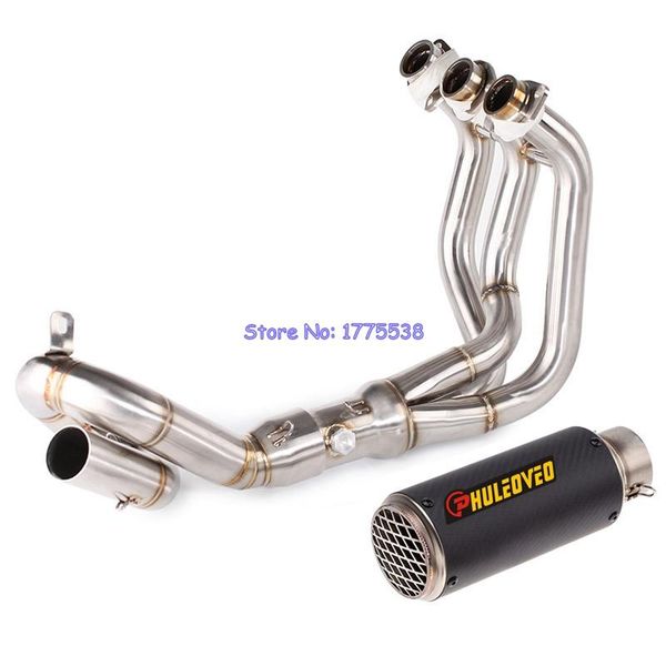 motorcycle exhaust system phuleoveo full set mt-09/fz-09 2014-2021 motorbike muffler link pipe carbon fiber with mesh
motorcycle exhaust system phuleoveo full set mt-09/fz-09 2014-2021 motorbike muffler link pipe carbon fiber with mesh
