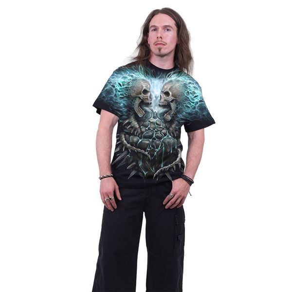 skeleton pattern men's 3d printed t-shirt visual impact party streetwear punk gothic round neck american muscle style short sleeves, White;black
skeleton pattern men's 3d printed t-shirt visual impact party streetwear punk gothic round neck american muscle style short sleeves, White;black