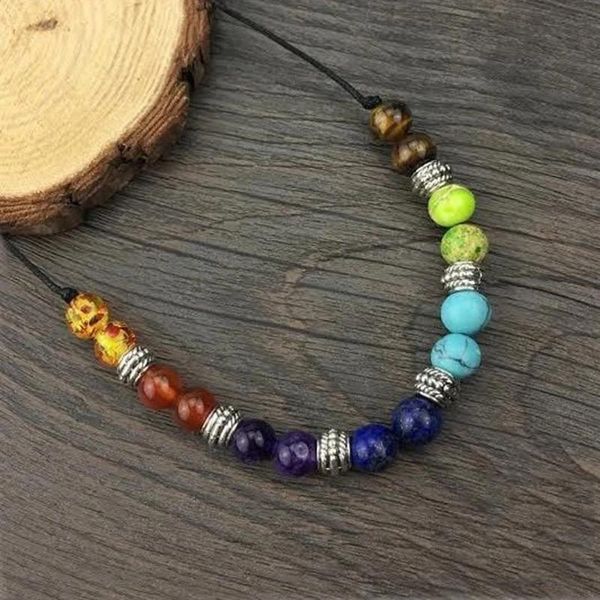 chains 7 chakra natural crystal stone beaded necklace reiki yoga bead healing meditation women necklaces, Silver
chains 7 chakra natural crystal stone beaded necklace reiki yoga bead healing meditation women necklaces, Silver