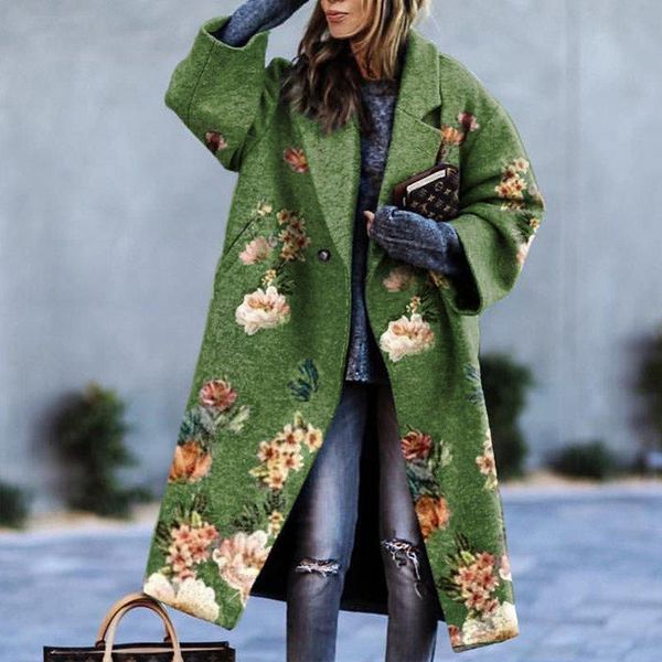 women's wool & blends colorblock plaid long-sleeved lapel coat printed dragon and phoenix woolen, Black
women's wool & blends colorblock plaid long-sleeved lapel coat printed dragon and phoenix woolen, Black