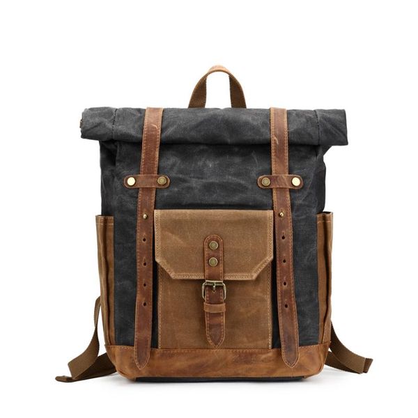backpack genuine leather. leather retro oil wax canvas vintage polyester softback men soft handle solid
backpack genuine leather. leather retro oil wax canvas vintage polyester softback men soft handle solid