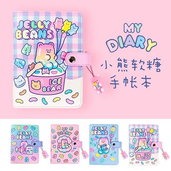 card holders jelly bear cute girl notebook diary book korea travel planner function notepad cover fashion journal holder case, Brown;gray
card holders jelly bear cute girl notebook diary book korea travel planner function notepad cover fashion journal holder case, Brown;gray
