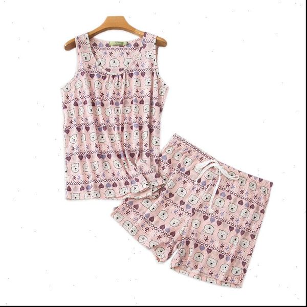 plus size cute bear shorts womens sleepwears pajamas sets korean 60% cotton sleeveless sweet cartoon summer sleepwear women pyjamas, Black;red
plus size cute bear shorts womens sleepwears pajamas sets korean 60% cotton sleeveless sweet cartoon summer sleepwear women pyjamas, Black;red