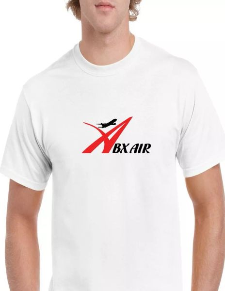 abx air red black retro logo american us airline geek white short sleeve t-shirt, White;black
abx air red black retro logo american us airline geek white short sleeve t-shirt, White;black