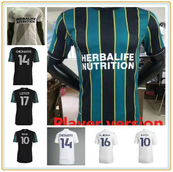 2021 version player 2022 chicharito la galaxy fans soccer jersey j.dos santos hernandez 20 21 22 kamaranavy football shirt, Black
2021 version player 2022 chicharito la galaxy fans soccer jersey j.dos santos hernandez 20 21 22 kamaranavy football shirt, Black