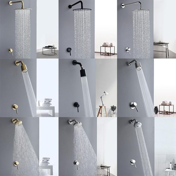 bathroom shower sets in wall concealed overhead faucet mixer and cold 10 inch chrome mablack gold
bathroom shower sets in wall concealed overhead faucet mixer and cold 10 inch chrome mablack gold