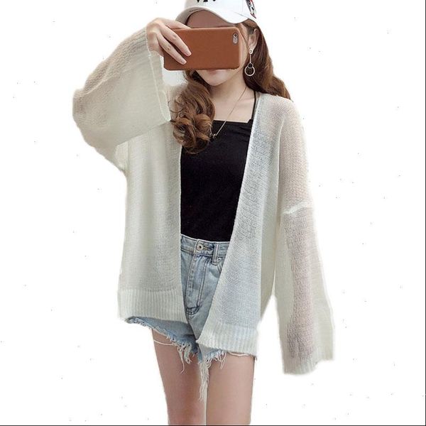 summer women sweaters fashion clothing knit cardigan sweater female shawl long sleeved thin air conditioned shirt womens, White;black
summer women sweaters fashion clothing knit cardigan sweater female shawl long sleeved thin air conditioned shirt womens, White;black