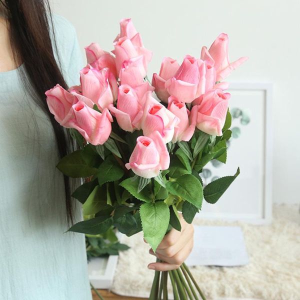 fashion 11pcs/lot latex artificial rose flower valentine's day bouquet party decorative real touch pink wedding fake gift flowers & wre
fashion 11pcs/lot latex artificial rose flower valentine's day bouquet party decorative real touch pink wedding fake gift flowers & wre