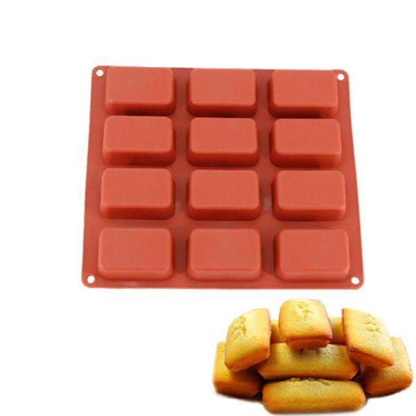 cake tools 3d silicone bread molds 12cavities rectangle for cookie chocolate pastry baking tray decorating fondant mold
cake tools 3d silicone bread molds 12cavities rectangle for cookie chocolate pastry baking tray decorating fondant mold