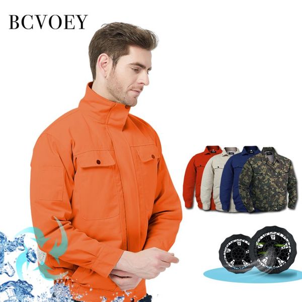 men's jackets bcvoey fan cooling coat men clothing summer air conditioning cool jacket usb charging high temperature outdoor working cl, Black;brown
men's jackets bcvoey fan cooling coat men clothing summer air conditioning cool jacket usb charging high temperature outdoor working cl, Black;brown