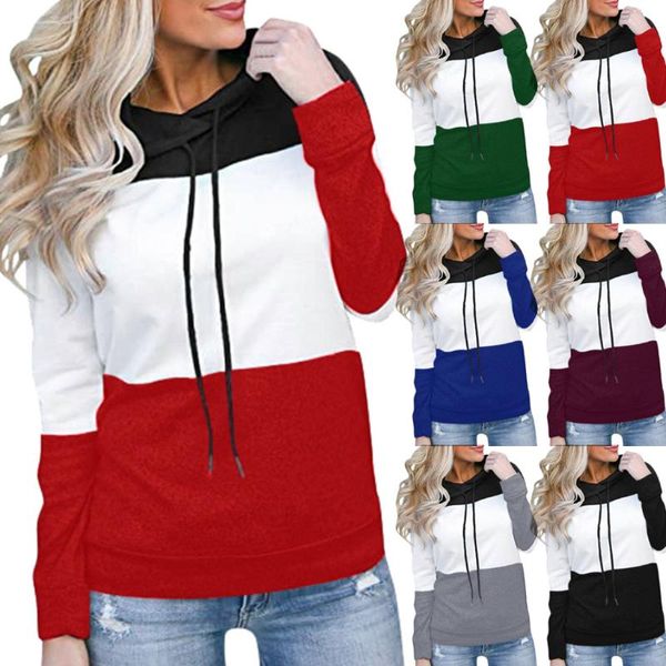 women's hoodies & sweatshirts women color block hooded outerwear autumn casual lightweight stripe print long sleeve pullovers 2021, Black
women's hoodies & sweatshirts women color block hooded outerwear autumn casual lightweight stripe print long sleeve pullovers 2021, Black