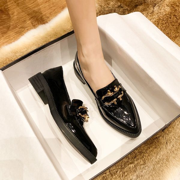 official website 70% off outlet women flats patent leather sneakers pointed toe slip on loafers platform brogues ladies spring fall shoes fo, Black
official website 70% off outlet women flats patent leather sneakers pointed toe slip on loafers platform brogues ladies spring fall shoes fo, Black