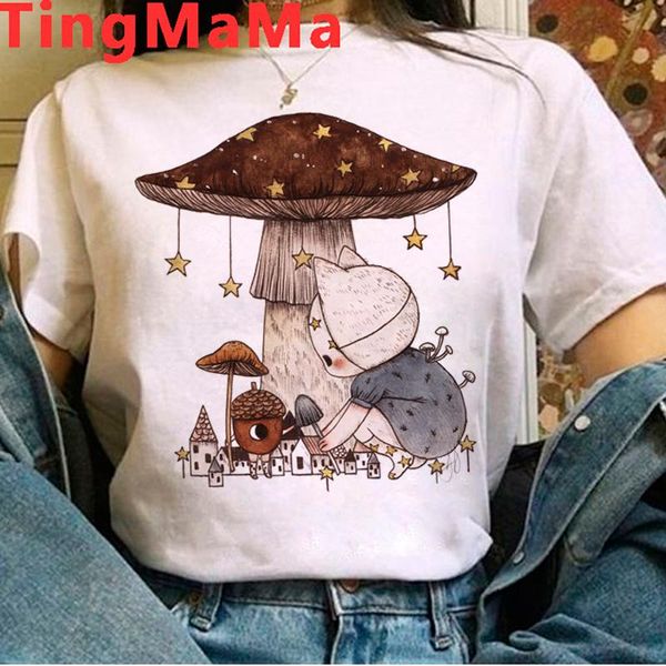 women's t-shirt kawaii mushroom t-shirts women ulzzang grunge 90s harajuku cartoon graphic tees casual anime female tshirt ladie, White
women's t-shirt kawaii mushroom t-shirts women ulzzang grunge 90s harajuku cartoon graphic tees casual anime female tshirt ladie, White
