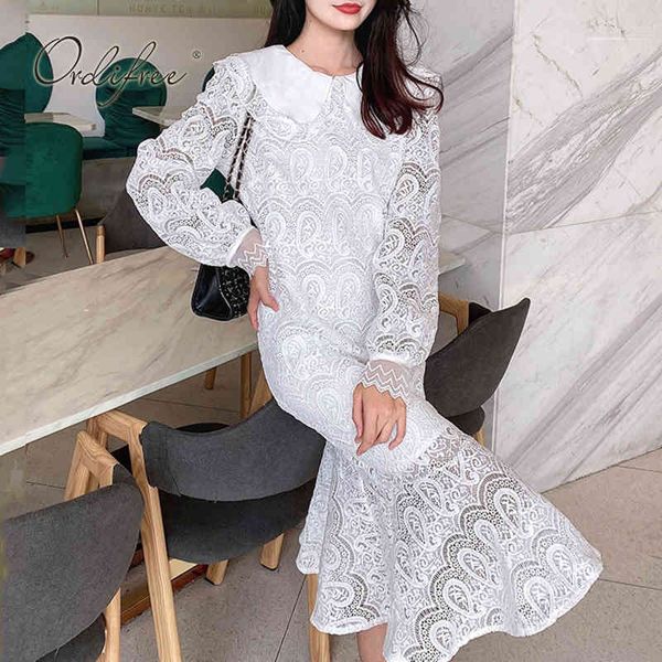 summer women party long sleeve elegant lady white lace vintage mermaid dress 210415, Black;gray
summer women party long sleeve elegant lady white lace vintage mermaid dress 210415, Black;gray