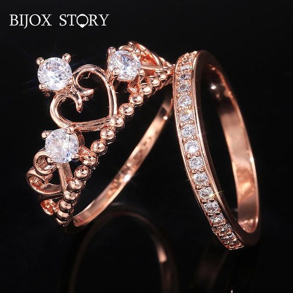 cluster rings bijox story luxury 925 sterling silver jewelry with crown shaped zircon gemstones 2 in 1 ring for female wedding party, Golden;silver
cluster rings bijox story luxury 925 sterling silver jewelry with crown shaped zircon gemstones 2 in 1 ring for female wedding party, Golden;silver