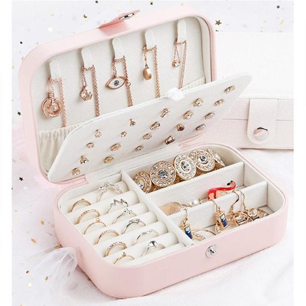 1pc portable simple storage box multifunctional two layers container for women travel small pu leather jewelry case boxes & bins
1pc portable simple storage box multifunctional two layers container for women travel small pu leather jewelry case boxes & bins