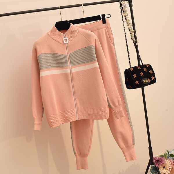 women's two piece pants korean casual knitted tracksuit women set sweater cardigan coat + lace up waist 2 suits jjyi, White
women's two piece pants korean casual knitted tracksuit women set sweater cardigan coat + lace up waist 2 suits jjyi, White